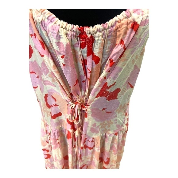 MNG Pink Floral Maxi Dress Size 6 - Picture 5 of 11